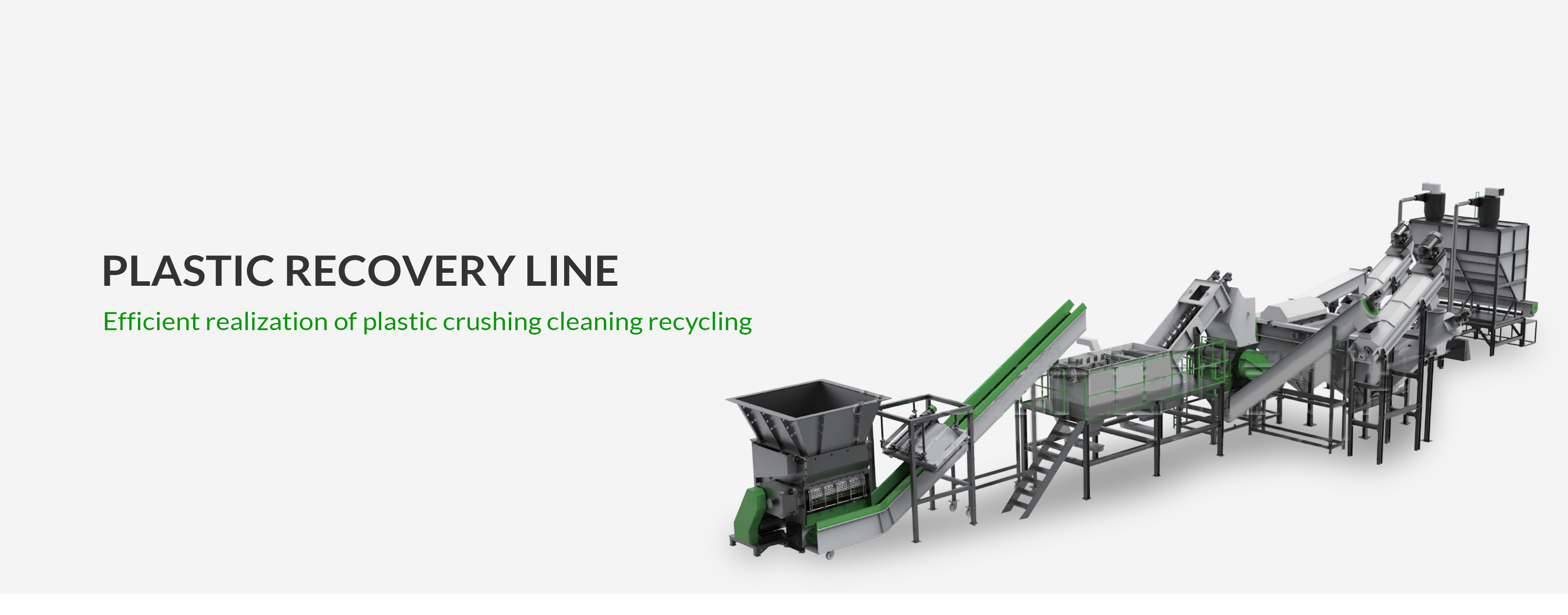 Waste plastic recycling treatment system