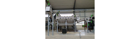 plastic treatment line